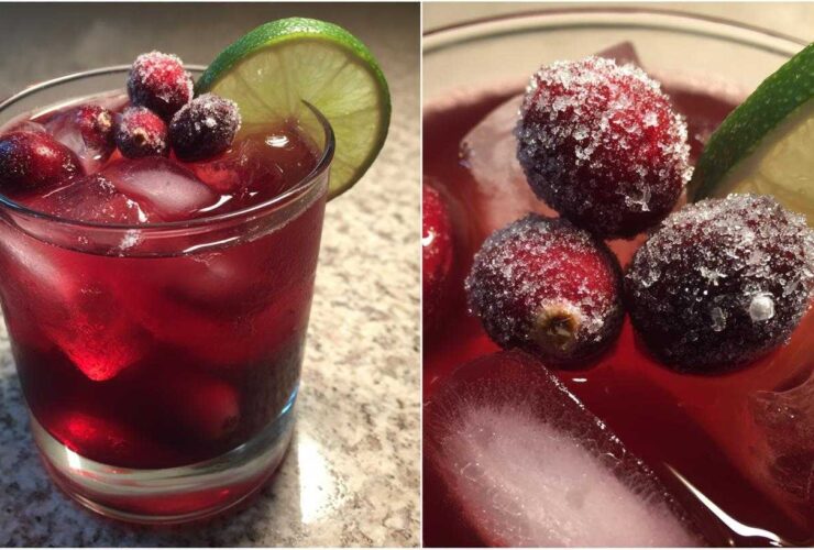 Mulled Cranberry Margarita