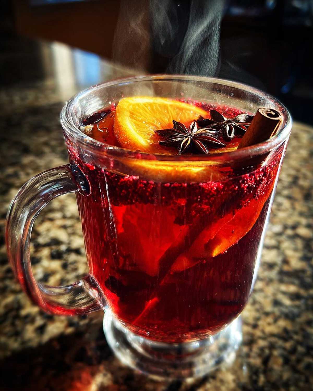 Mulled Raspberry Herbal Tea - detail 3