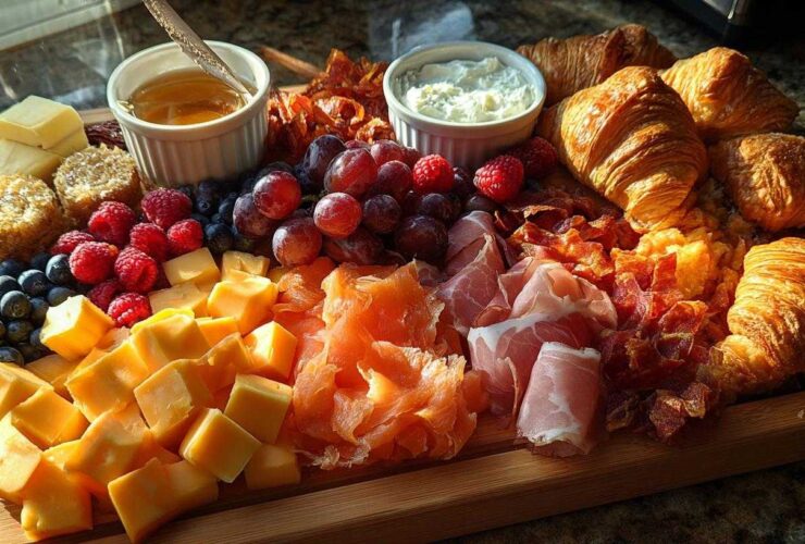 NYE Charcuterie Breakfast Board