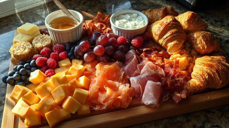 NYE Charcuterie Breakfast Board
