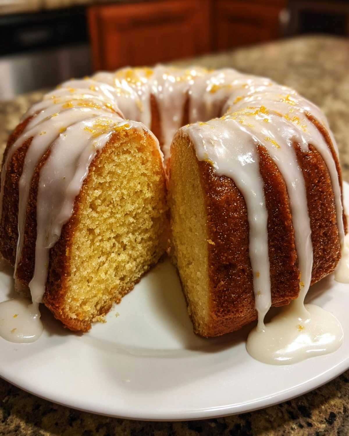 Orange Cardamom Bundt Cake - detail 1