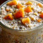 Overnight Oats with Persimmon and Ginger
