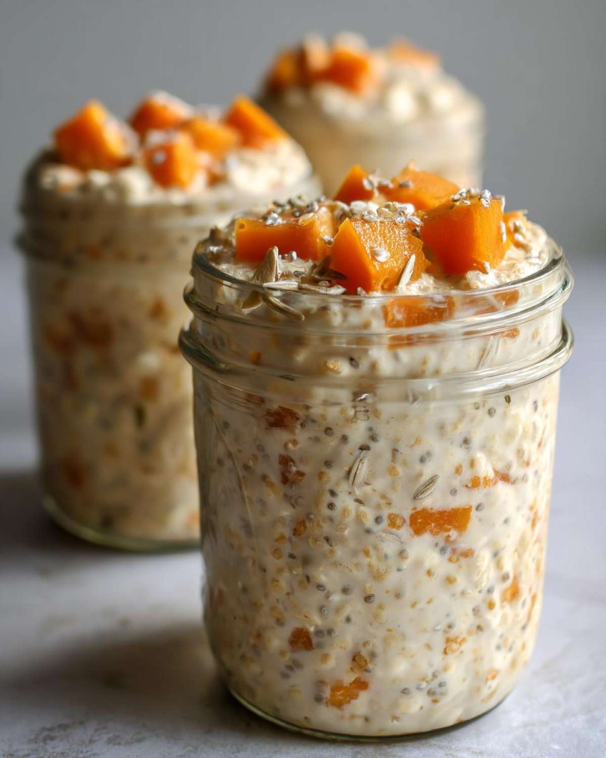 Overnight Oats with Persimmon and Ginger - detail 4