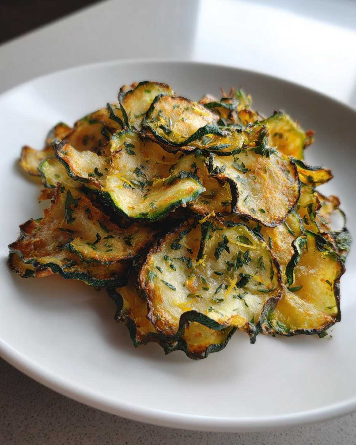 Parsley Lemon Zucchini Chips - detail 4