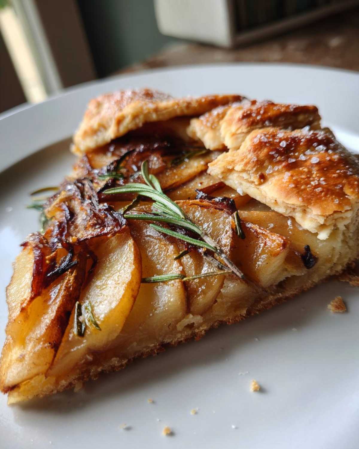 Pear Rosemary Galette - detail 1
