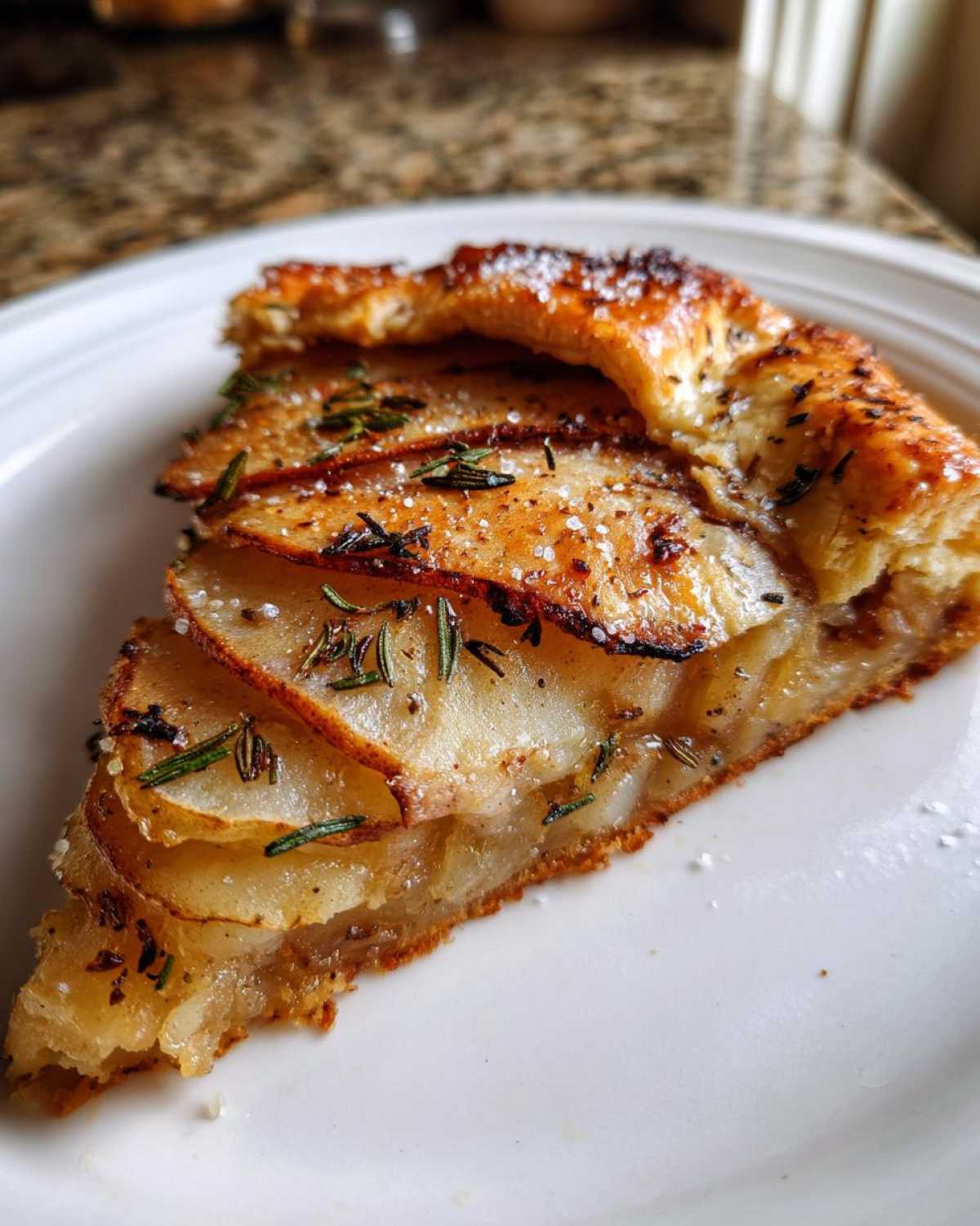 Pear Rosemary Galette - detail 2