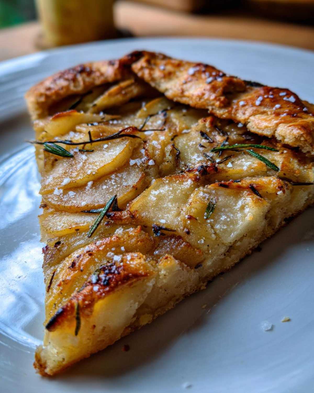 Pear Rosemary Galette - detail 3