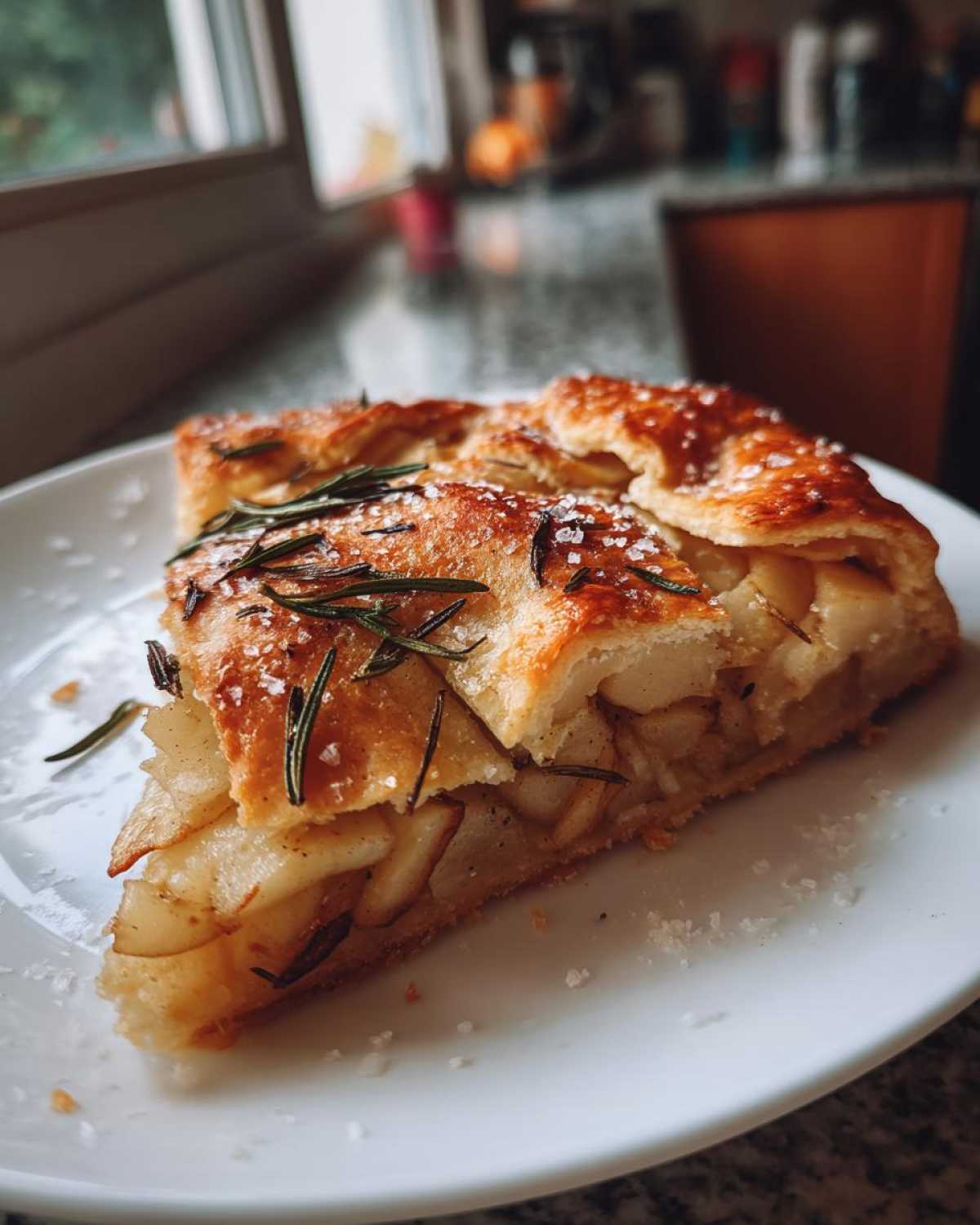 Pear Rosemary Galette - detail 4