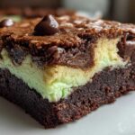 Peppermint Cream Cheese Brownies