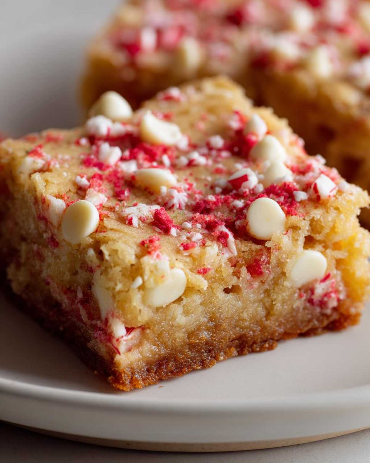 Peppermint White Chocolate Blondies - detail 1