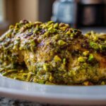 Pistachio Pesto Chicken Bake