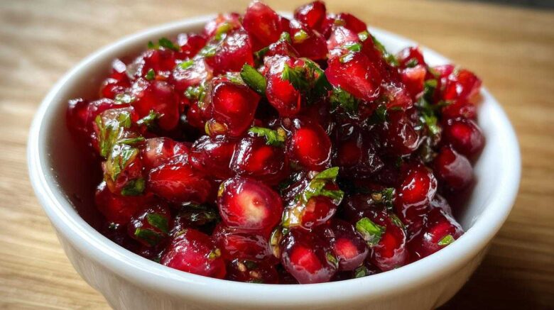 Pomegranate Jalapeño Salsa