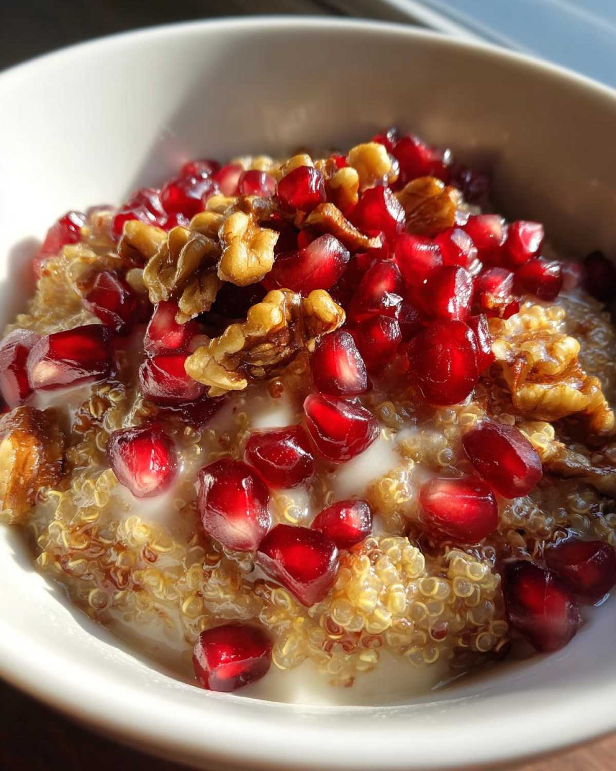 Pomegranate Quinoa Breakfast Bowl - detail 3