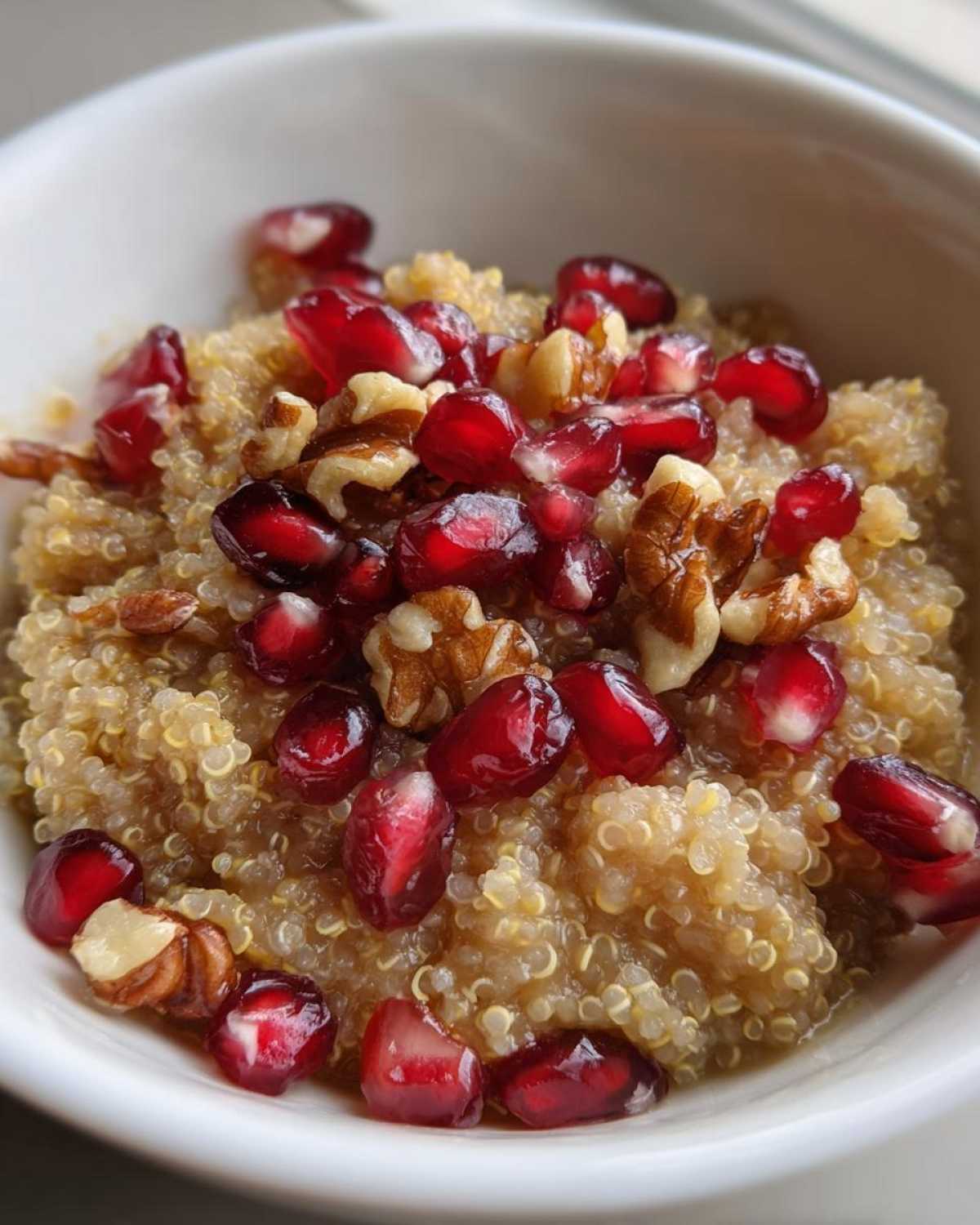 Pomegranate Quinoa Breakfast Bowl - detail 4
