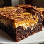 Pumpkin Cheesecake Brownie Bars