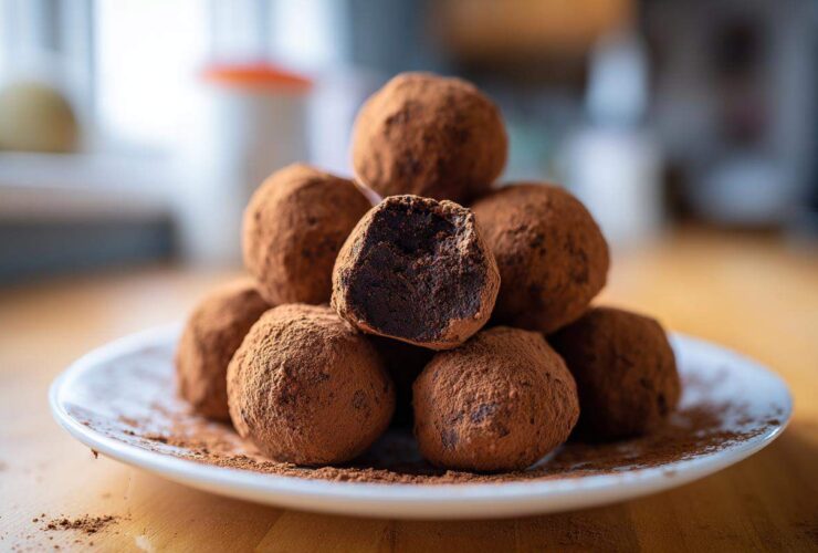 Pumpkin Spice Chocolate Truffles
