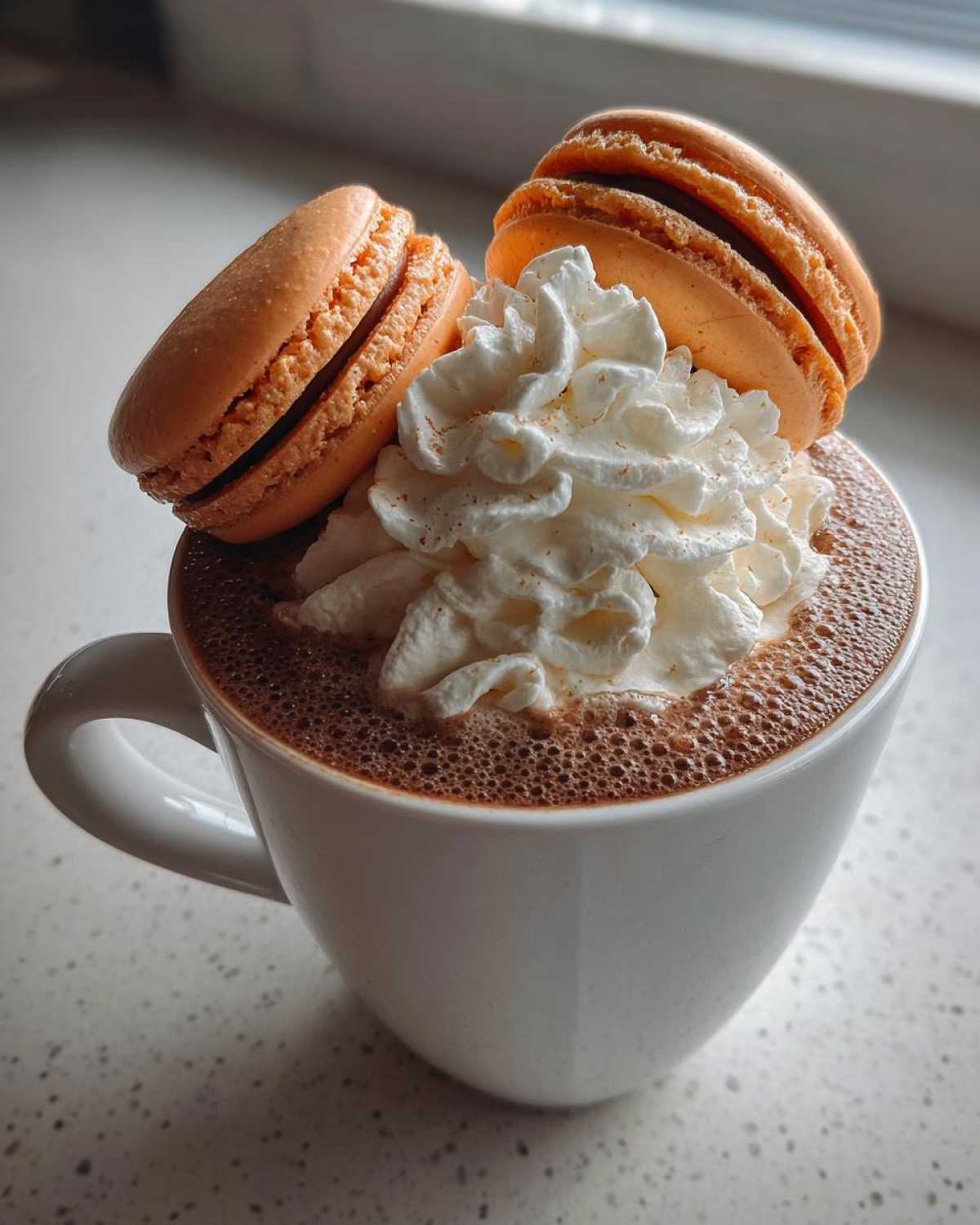 Pumpkin Spice Macaron Hot Chocolate - detail 3
