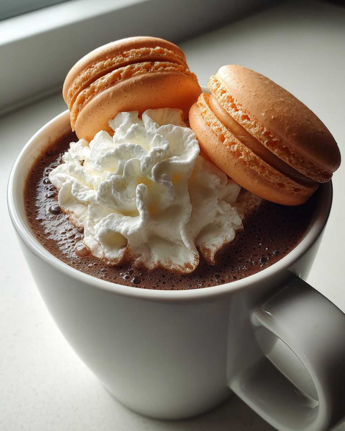 Pumpkin Spice Macaron Hot Chocolate - detail 4