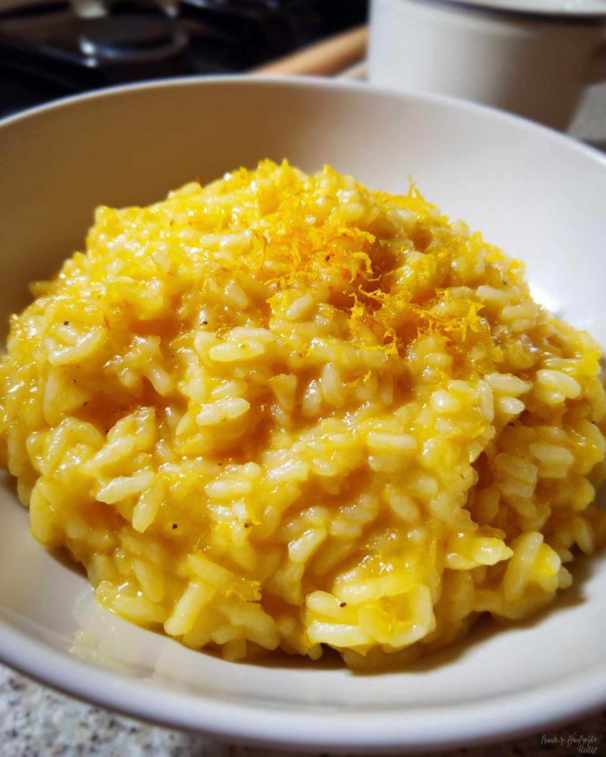 Saffron Lemon Risotto - detail 1