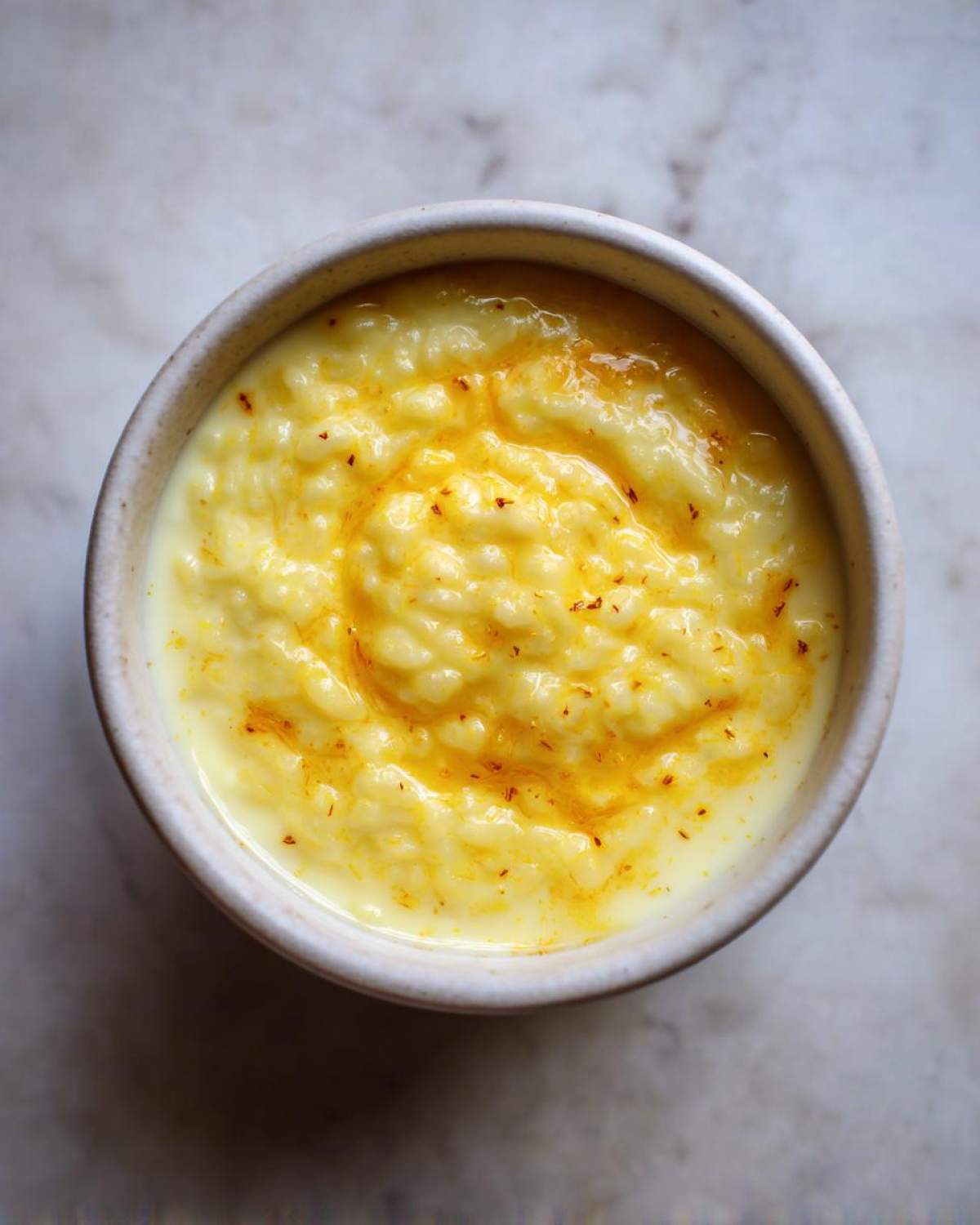 Saffron Rosewater Rice Pudding - detail 2