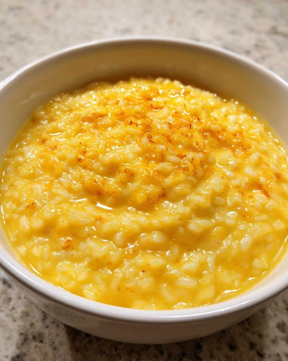 Saffron Rosewater Rice Pudding - detail 3
