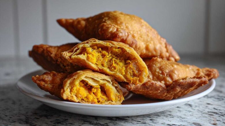 Saffron and Turmeric Samosas