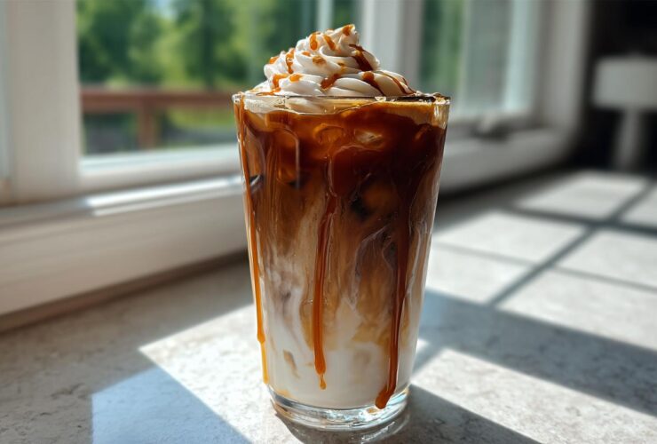 Salted Caramel Cold Brew Latte