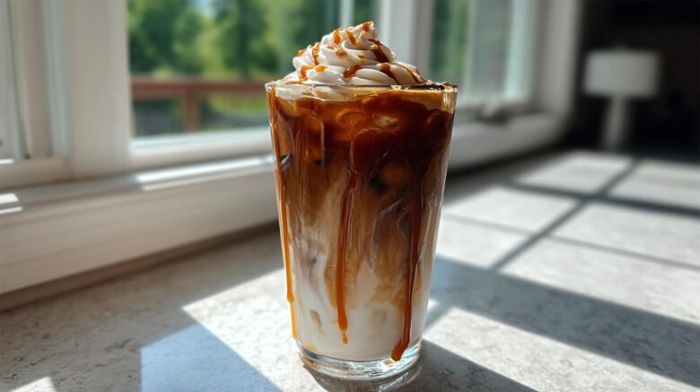 Salted Caramel Cold Brew Latte