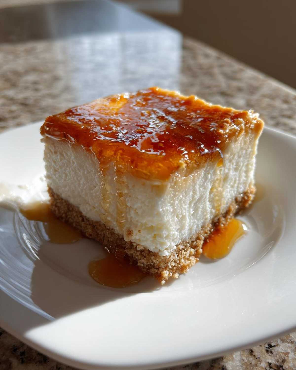 Salted Honey Cheesecake Bars - detail 2