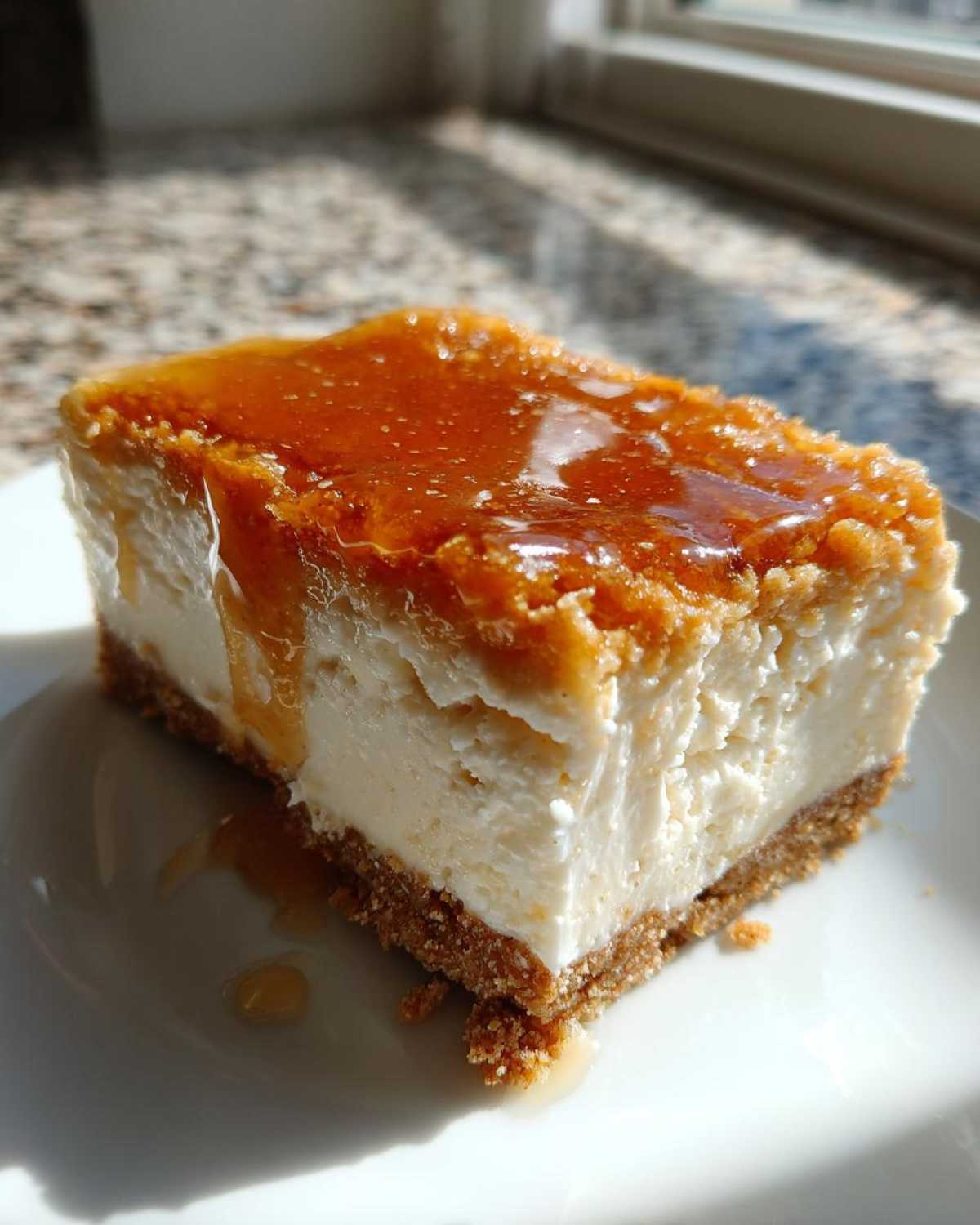 Salted Honey Cheesecake Bars - detail 4