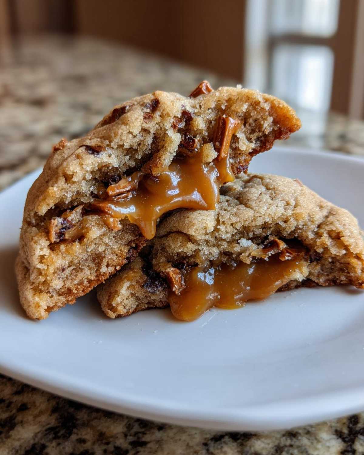 Salted Pretzel Caramel Stuffed Cookies - detail 4