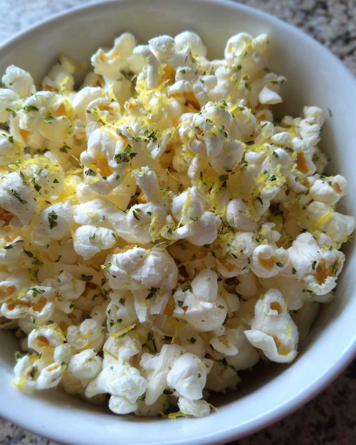 Savory Lemon Herb Popcorn - detail 4