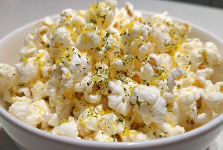 Savory Lemon Herb Popcorn