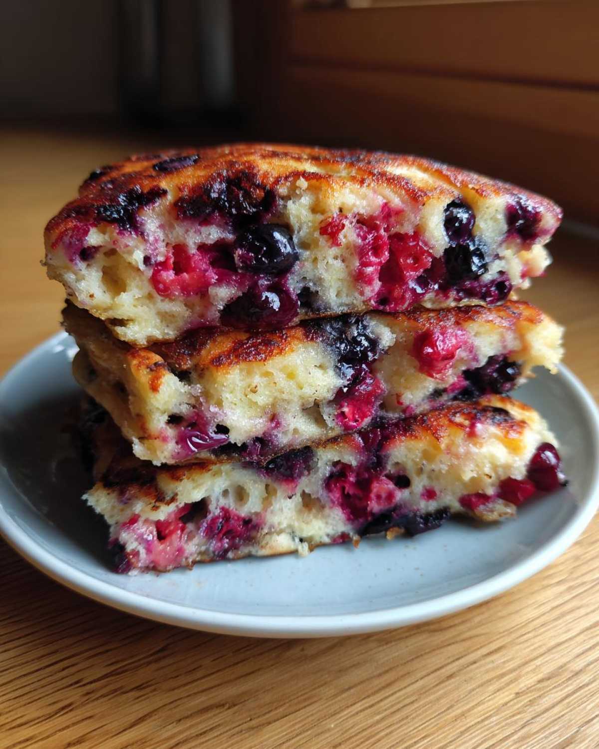 Sourdough Berry Protein Pancakes - detail 4