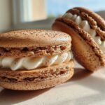 Spiced Gingerbread Latte Macaron
