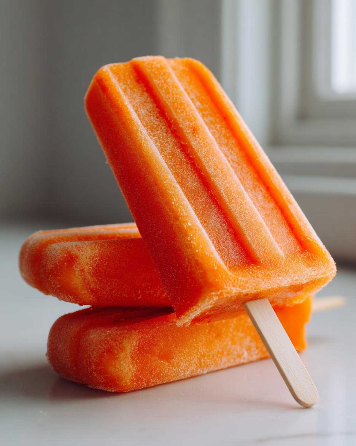 Spiced Persimmon Frozen Yogurt Pops - detail 2