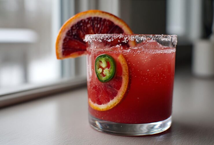 Spicy Blood Orange Margarita