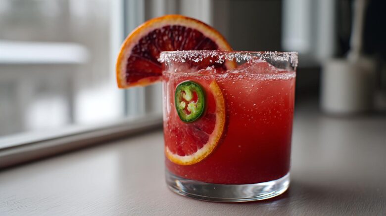 Spicy Blood Orange Margarita