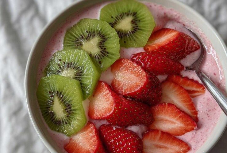 Strawberry Kiwi Smoothie Bowl