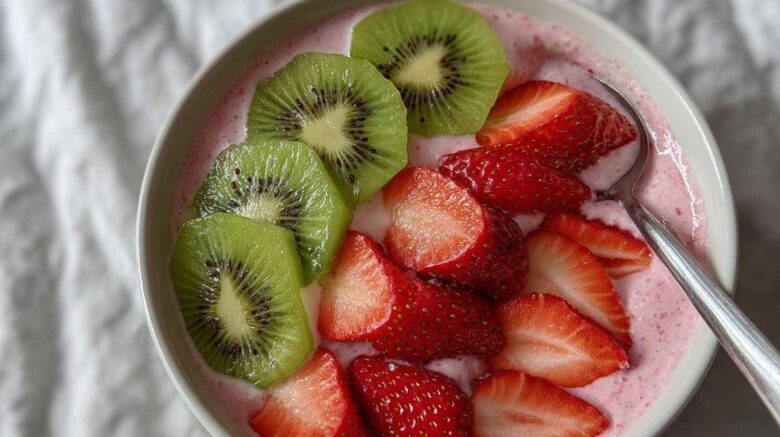 Strawberry Kiwi Smoothie Bowl