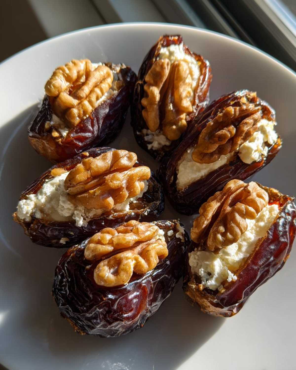 Stuffed Dates with Walnut and Goat Cheese - detail 3