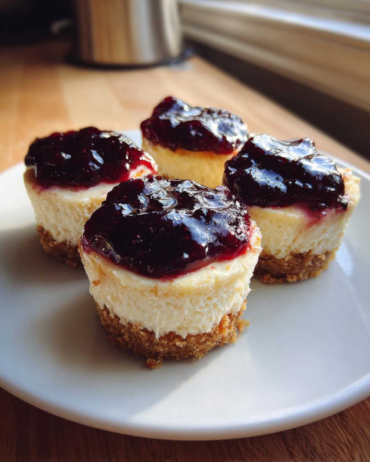 Sugar Plum Cheesecake Bites - detail 1