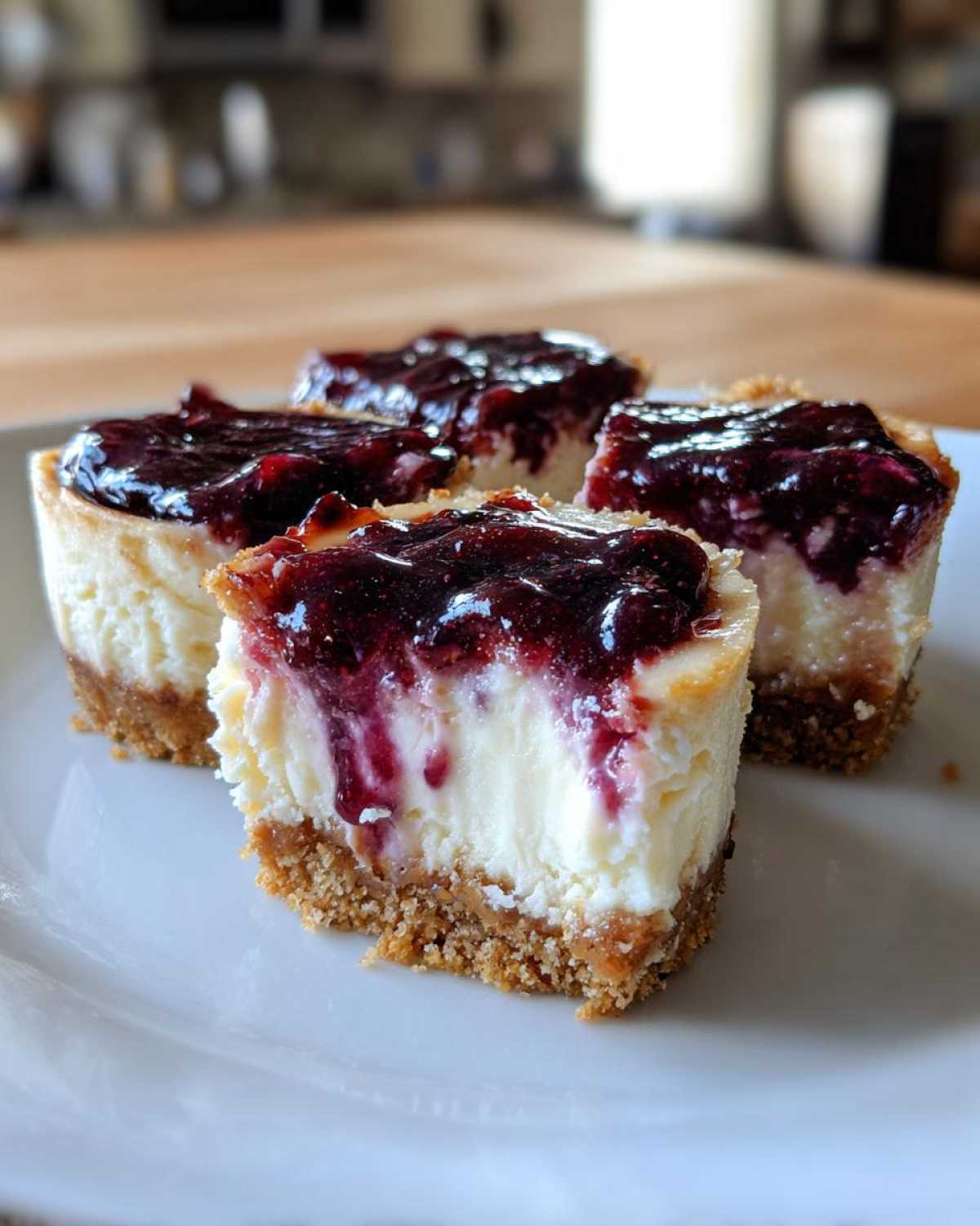 Sugar Plum Cheesecake Bites - detail 2