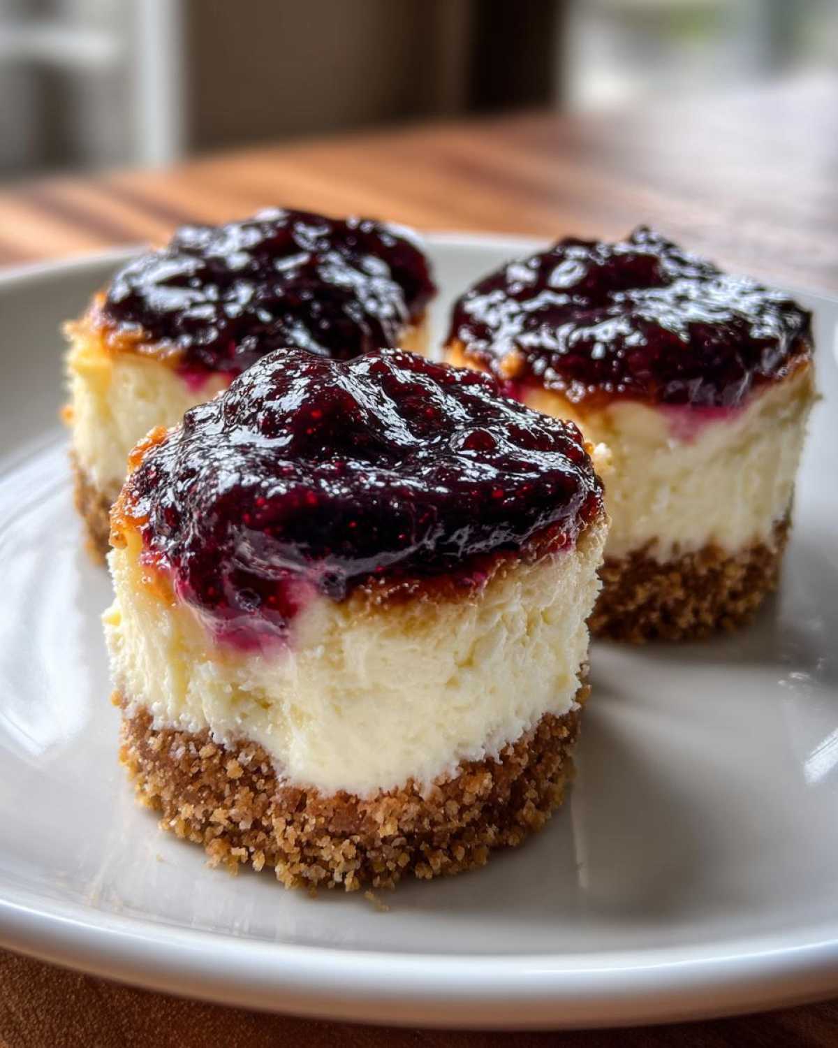 Sugar Plum Cheesecake Bites - detail 3