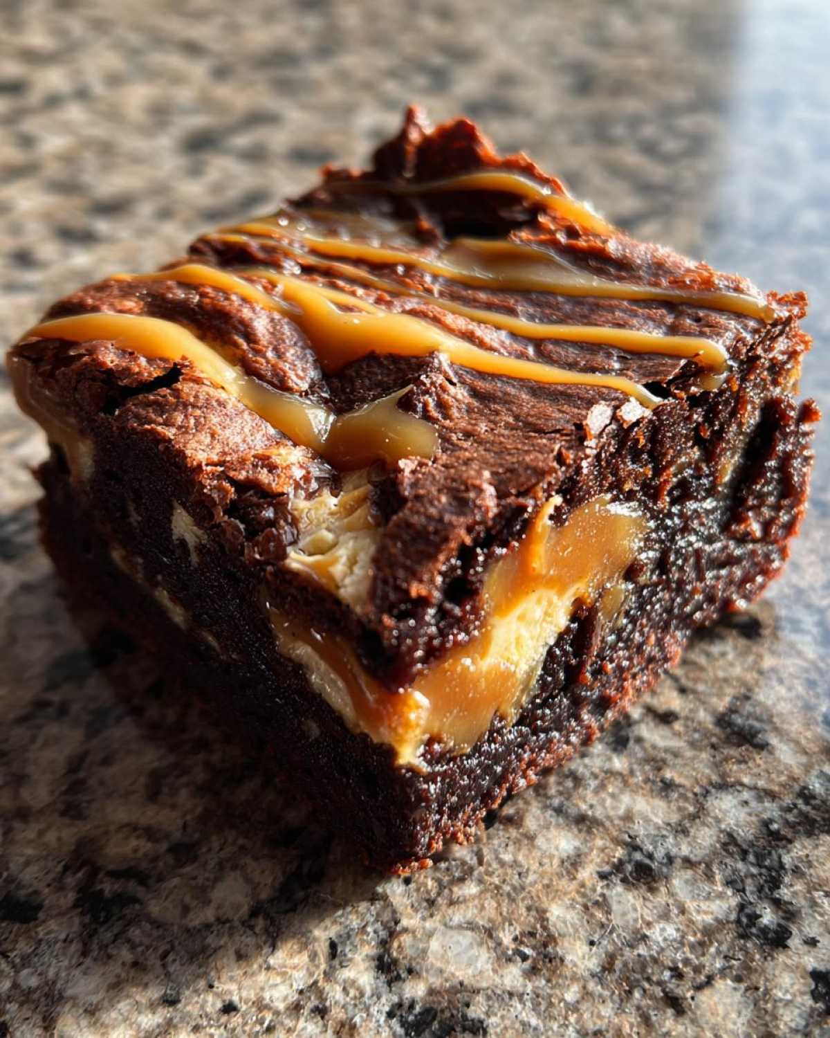 Tahini Caramel Brownies - detail 1