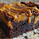 Tahini Caramel Brownies