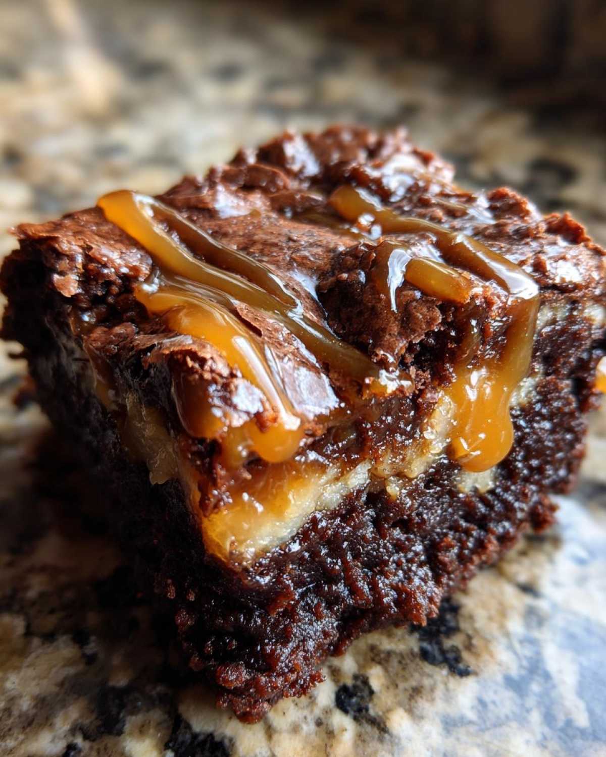 Tahini Caramel Brownies - detail 3