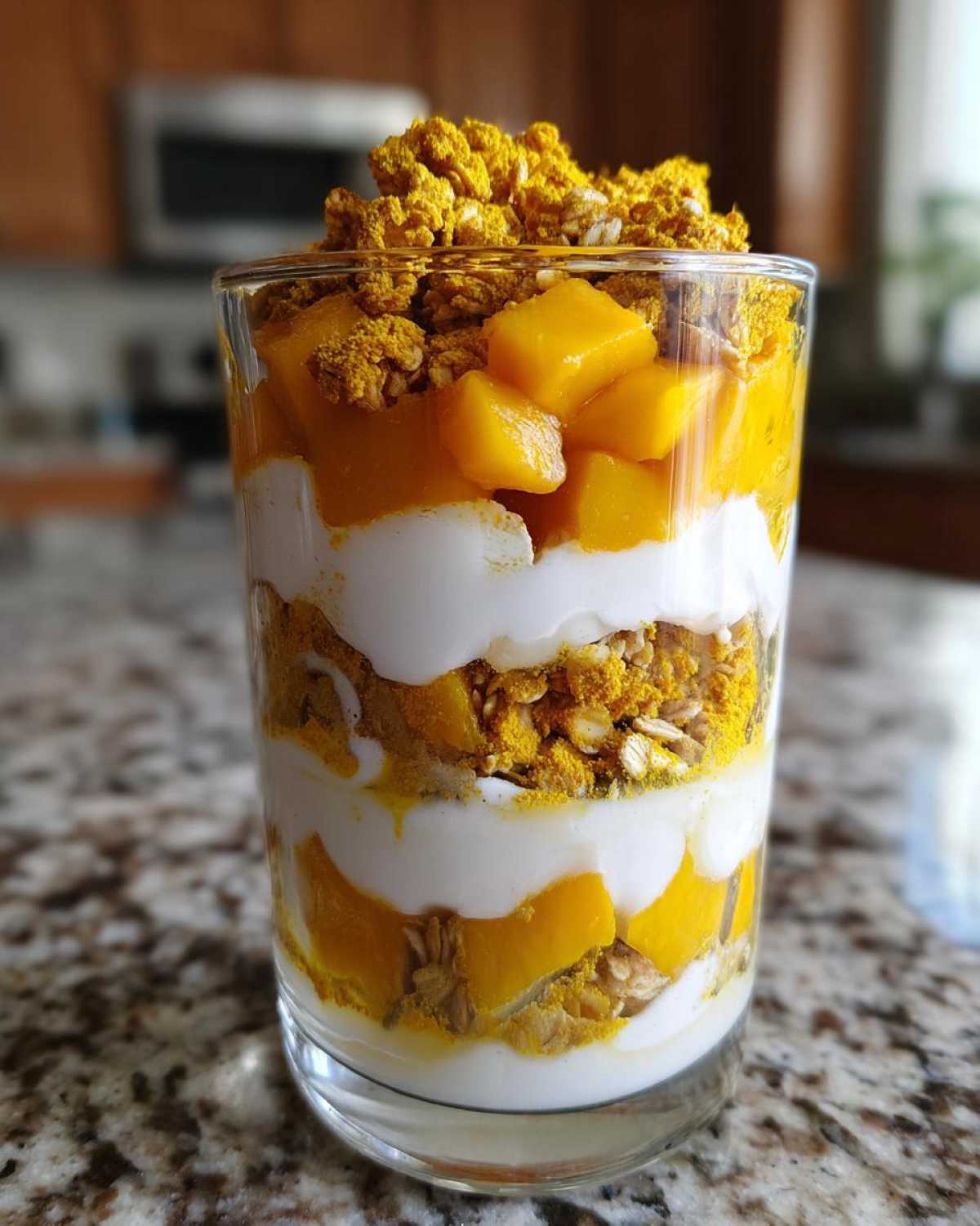 Turmeric Mango Yogurt Parfait - detail 1