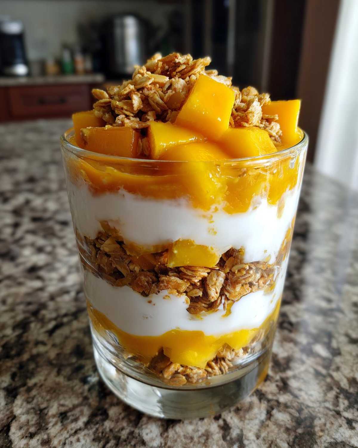 Turmeric Mango Yogurt Parfait - detail 2