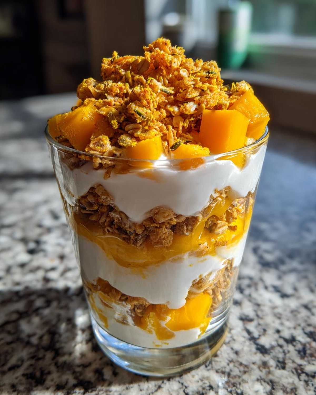 Turmeric Mango Yogurt Parfait - detail 3